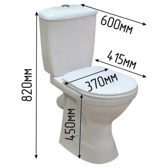 Унитаз для инвалидов по нормам СП с габаритами