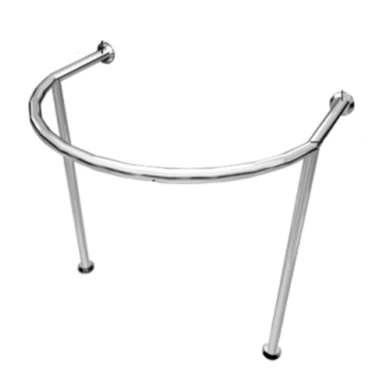 Поручень полукруглый на стойках для инвалидов