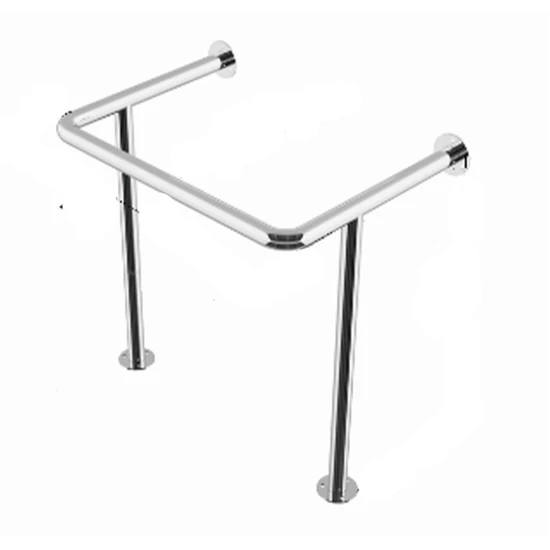 Поручень на стойках для раковины четырехопорный