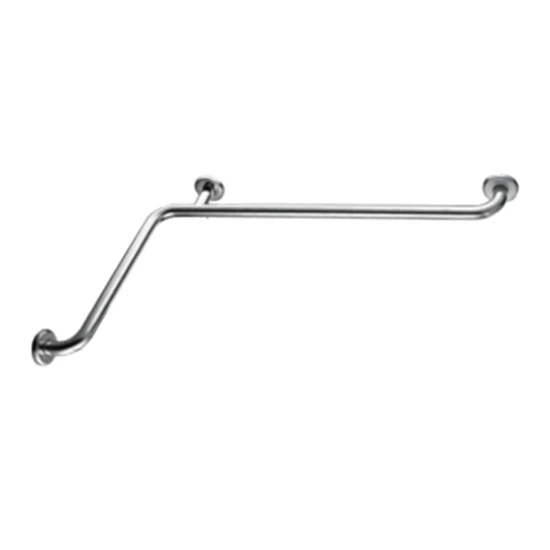 Поручень настенный угловой для инвалидов левый