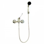 Смеситель локтевой настенный с душевой лейкой