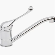 Локтевой смеситель для раковин крупным планом