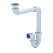 Прямоточный плоский сифон для раковины