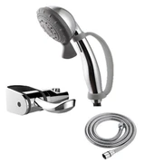 Гибкий душевой шланг с держателем с душевой лейкой