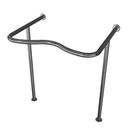 Поручень с выемкой для раковины по ГОСТ для инвалидов