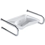 Раковина для инвалидов с двумя поручнями по ГОСТ