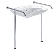 Раковина для инвалидов с поручнями по ГОСТ