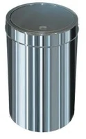 Урна для санузла стальная 12 л со  съемной поворотной крышкой