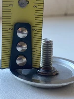 Габариты тактильного индикатора конус со штифтом