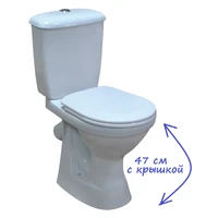 Унитаз-компакт высокий для инвалидов по нормам СП