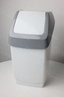 Урна со съемной поворотной крышкой 15л для санузла