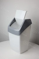 Урна напольная со съемной поворотной крышкой 15л для санузла