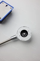 Пневмоприводный механизм с педалью для смыва воды в унитаз вид снизу