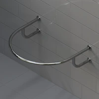 Поручень полукруглой настенный для раковины для инвалидов