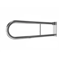 Поручень настенный откидной для туалета для инвалидов