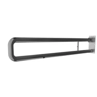 Поручень с настенным креплением откидного типа по ГОСТ для туалета для инвалидов