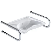 Раковина для инвалидов с двумя поручнями по ГОСТ