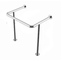 Поручень на стойках для раковины четырехопорный