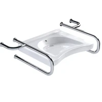 Умывальник с двумя поручнями по ГОСТ