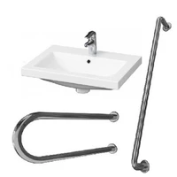 Раковина для инвалидов с поручнями