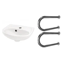 Раковина для инвалидов с 2-мя поручнями по ГОСТ