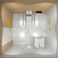 Схема размещения оборудования для санузла по ГОСТ