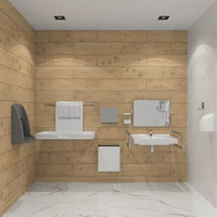 Зеркало с раковиной для инвалидов