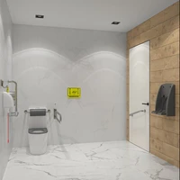 Унитаз для инвалидов с поручнями