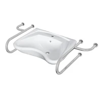 Поручень для инвалидов трехопорный с раковиной